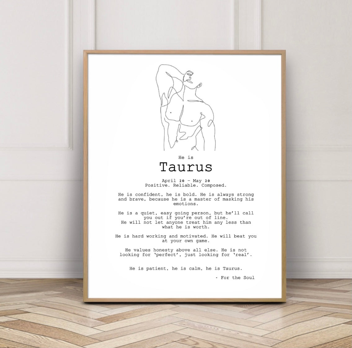 He is Taurus