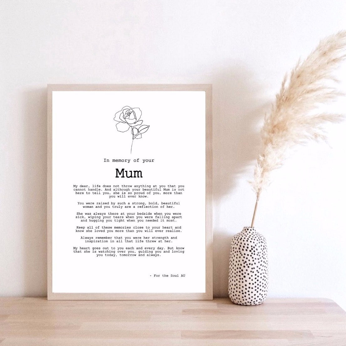 In Memory of your Mum