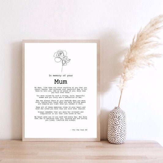 In Memory of your Mum