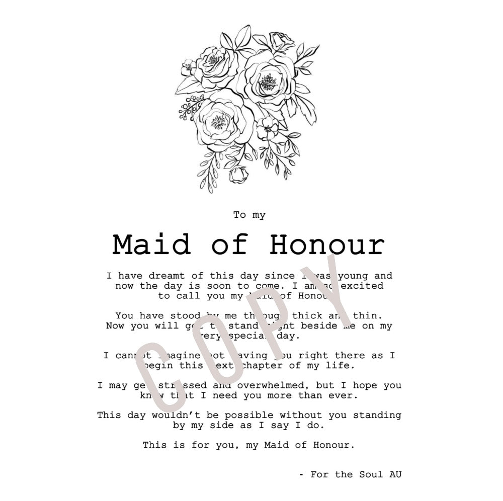 Maid Of Honour