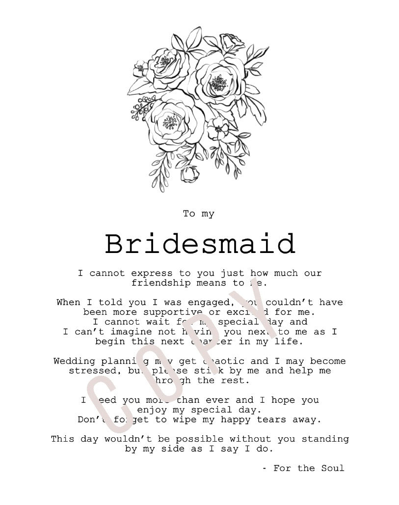 Bridesmaid