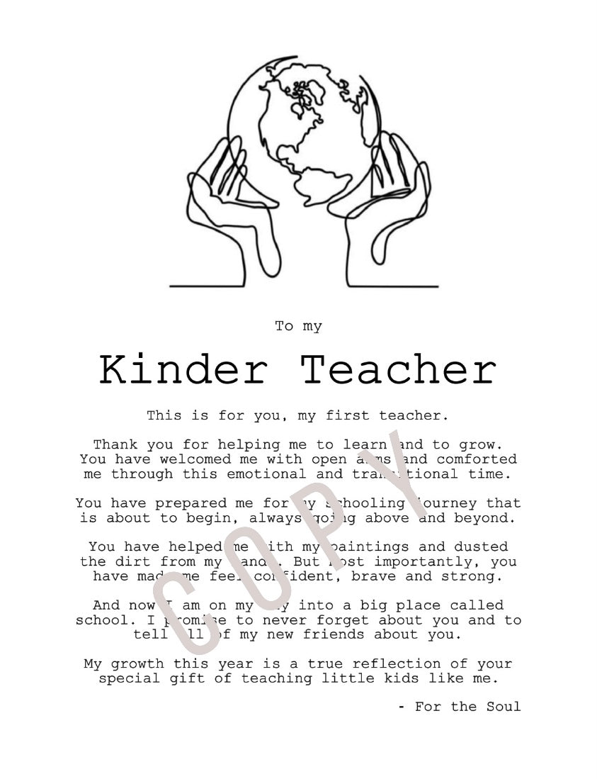 Kinder Teacher
