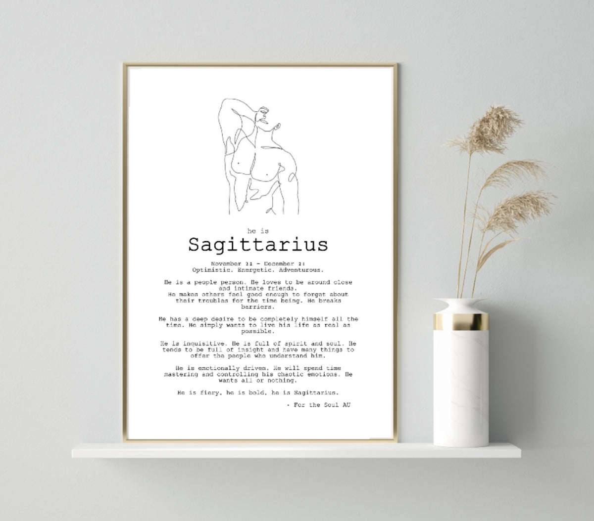 He is Sagittarius