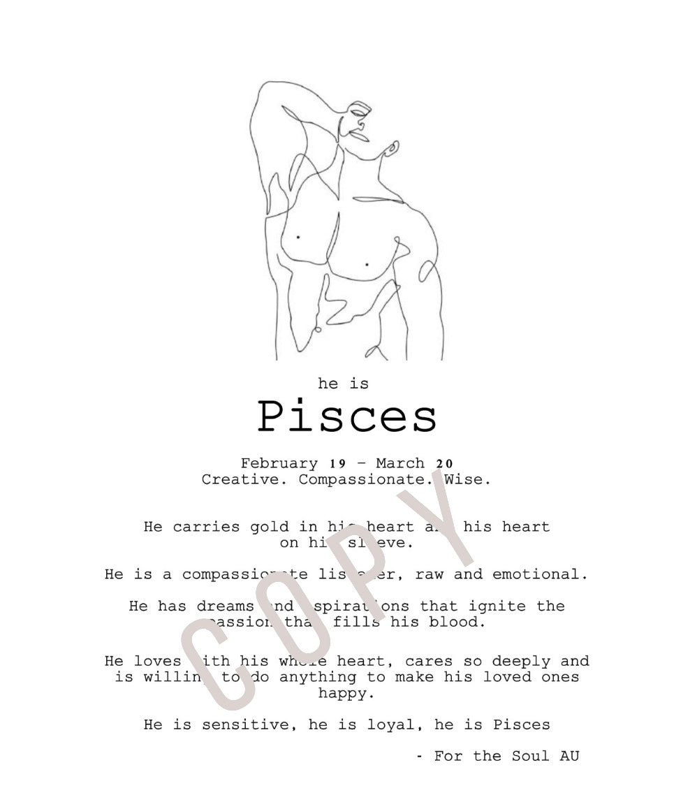 He is Pisces