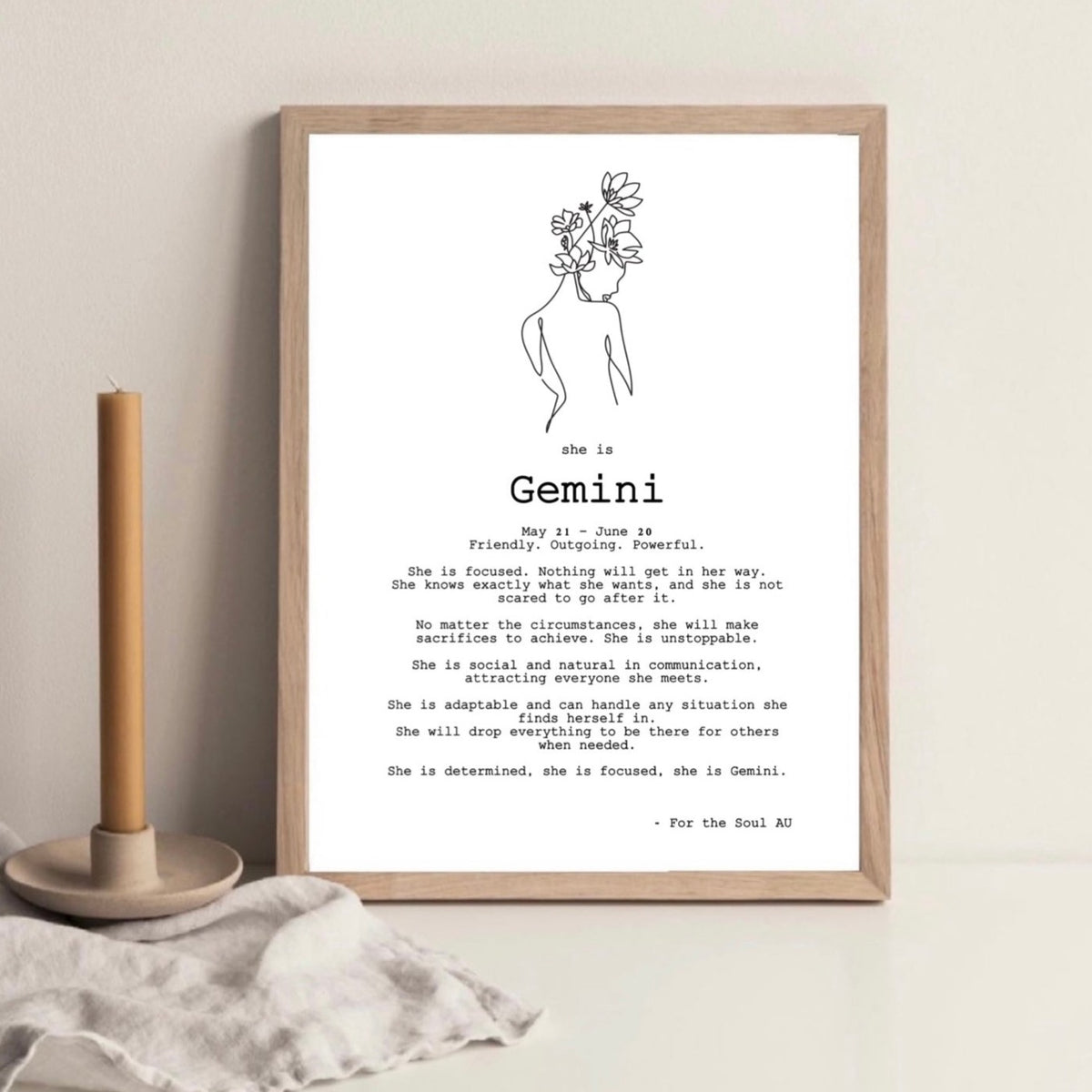 She is Gemini