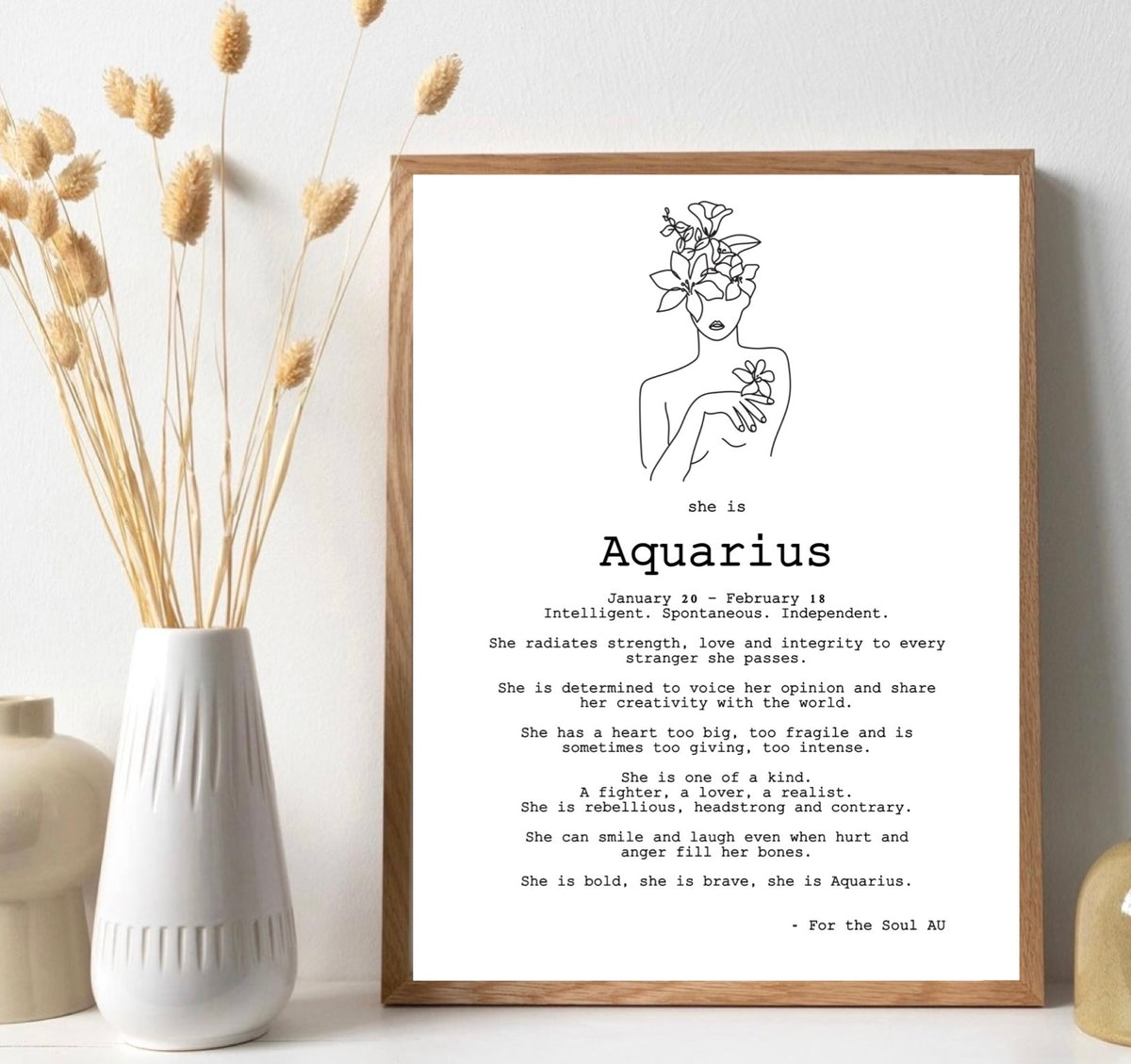 She is Aquarius