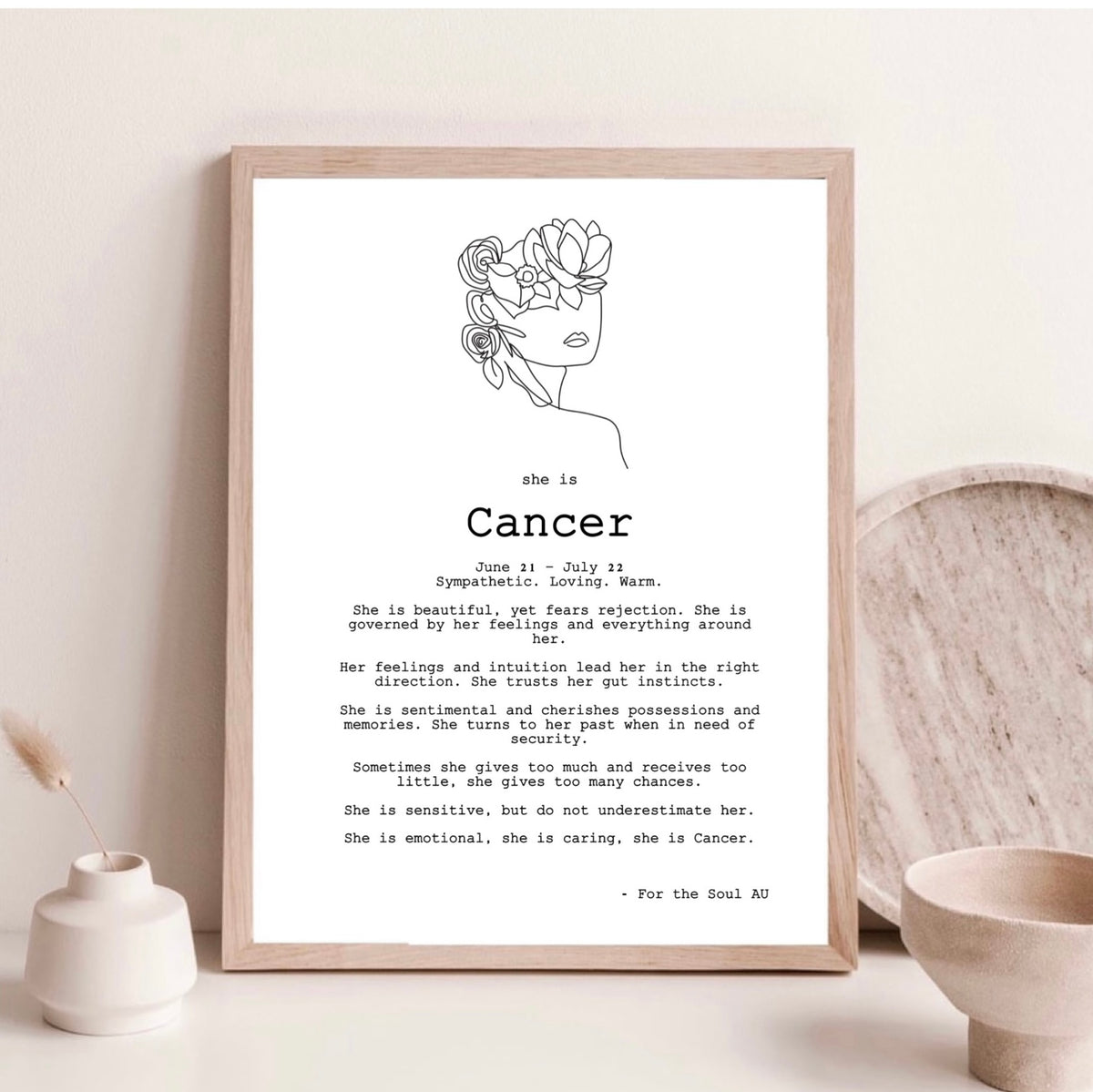 She is Cancer