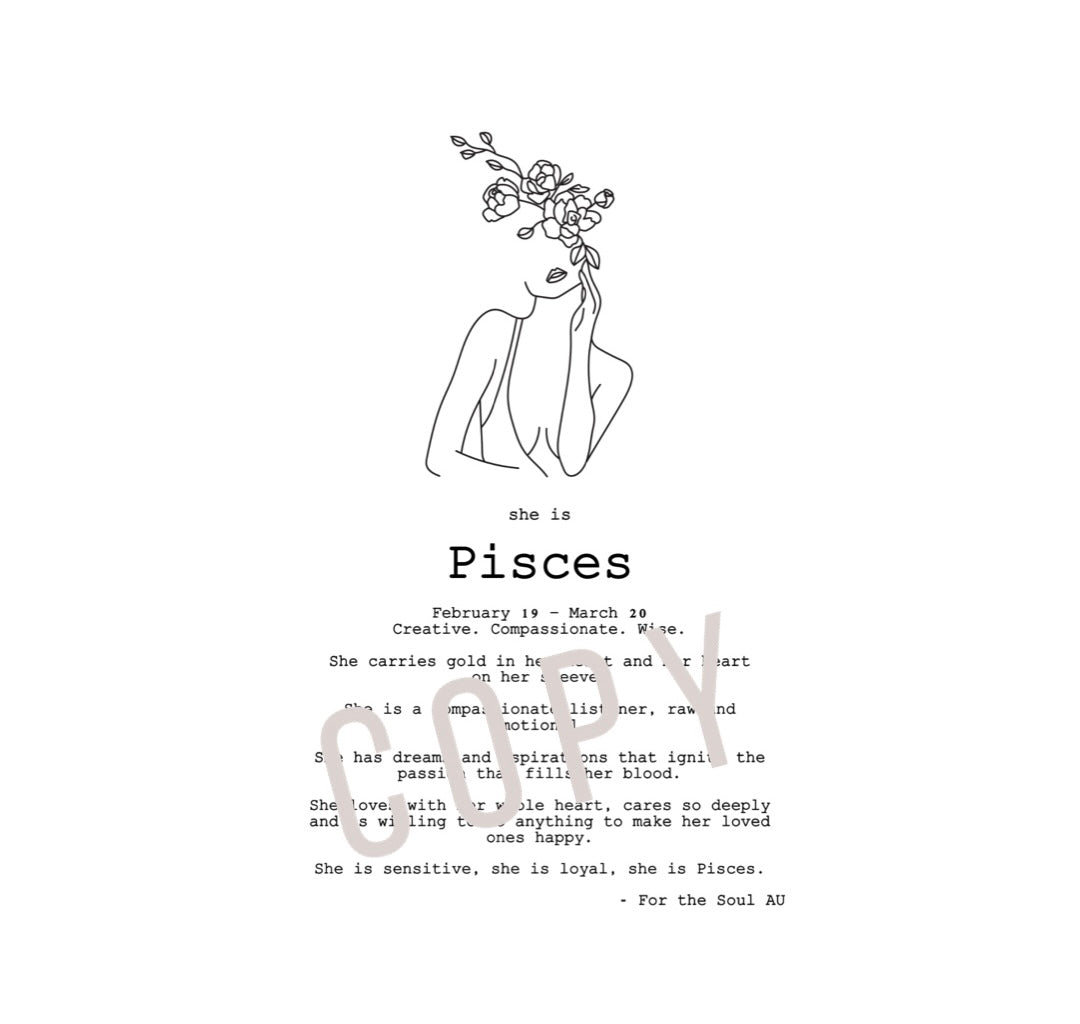 She is Pisces